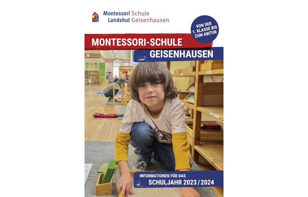 Info Broschüre Montessori Schule Geisenhausen